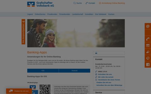 Grafschafter Volksbank eG Banking-Apps