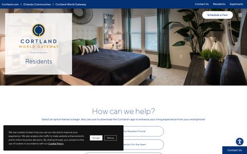 Resident Portal | Cortland Apartments | Cortland World Gateway