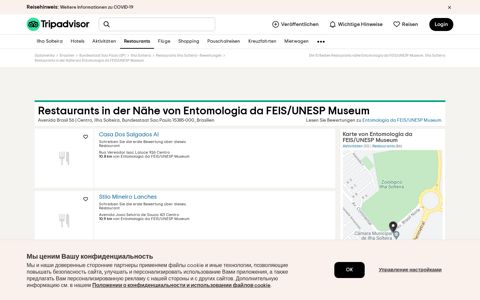 10 Restaurants nahe Entomologia da FEIS/UNESP Museum