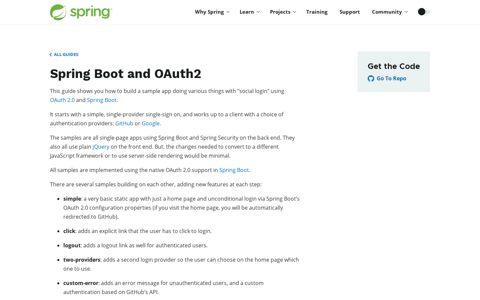 Tutorial | Spring Boot and OAuth2