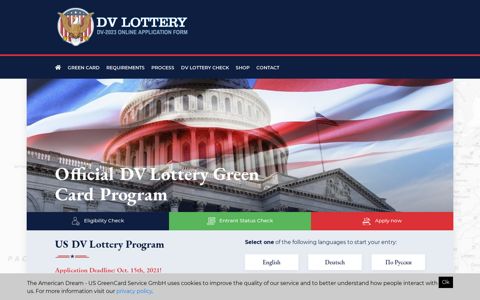 Official Diversity Visa Program | Online application