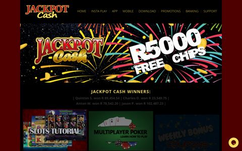 Welcome to JackpotCash Casino!