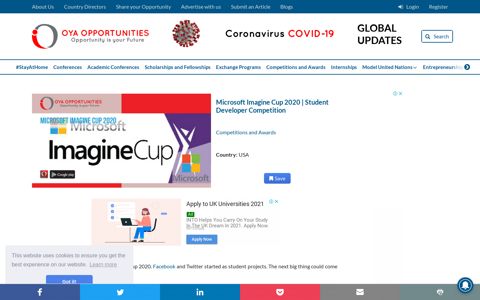 Microsoft Imagine Cup 2020 | Student Developer Competition ...