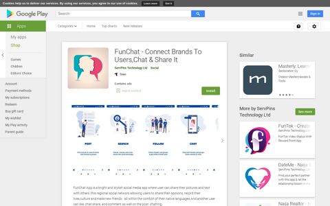 FunChat - Connect Brands To Users,Chat & Share It – Apps ...