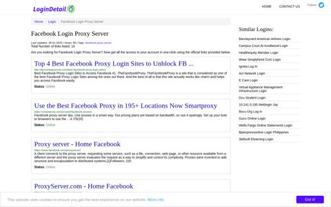 Facebook Login Proxy Server Top 4 Best Facebook Proxy ...