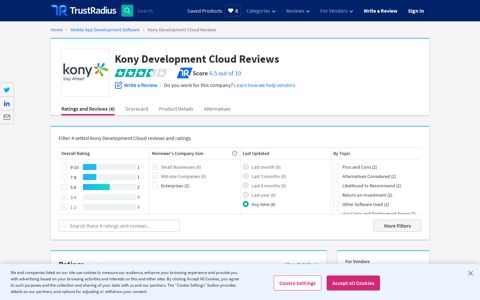 Kony Development Cloud Reviews & Ratings 2020
