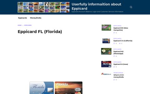 My eppicard Florida fl mastercard child support