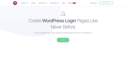 Use the WordPress Login Widget to Create Login ... - Elementor