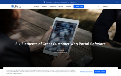 Six Elements of Great Customer Web Portal Software - Liferay