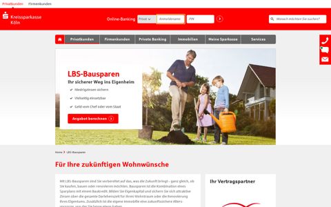 LBS-Bausparen | Kreissparkasse Köln