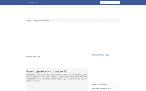 [LOGIN] Healthstat Portal Login FULL Version HD Quality Portal ...