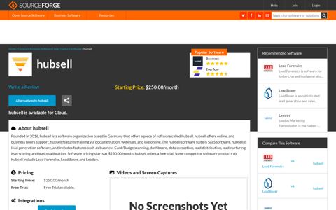 hubsell Reviews and Pricing 2020 - SourceForge