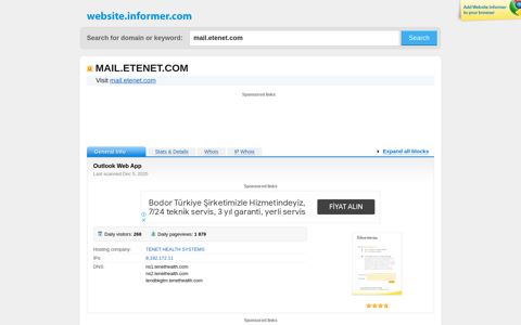 mail.etenet.com at WI. Outlook Web App - Website Informer