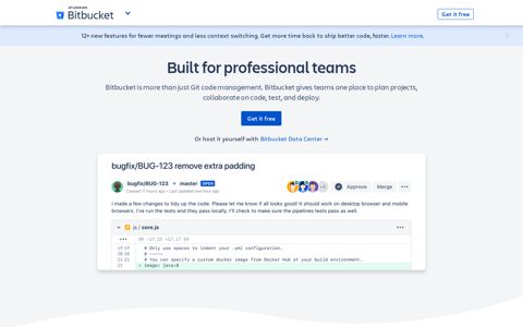 Bitbucket | The Git solution for professional teams