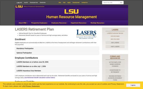 LASERS Retirement Plan lasers logo - Louisiana State ...