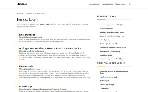 Jmsaax Login ❤️ One Click Access - iLoveLogin