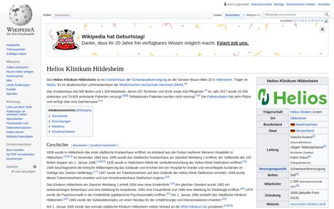 Helios Klinikum Hildesheim – Wikipedia