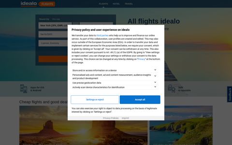 Cheap flights- compare regular and low cost flight ... - Idealo
