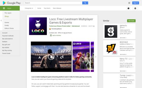 Loco: Free Livestream Multiplayer Games & Esports - Apps on ...