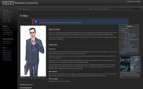 G-Man - Valve Developer Community