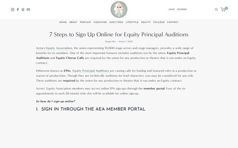 7 Steps to Sign Up Online for Equity Principal Auditions - Actor ...