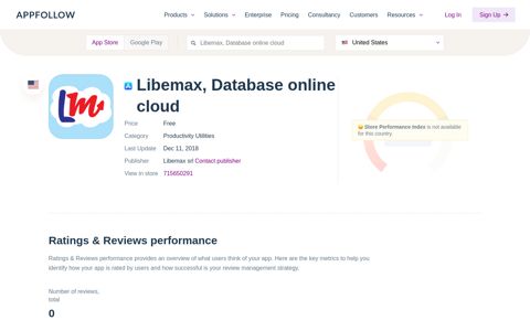 Libemax, Database online cloud App Store Review ASO ...