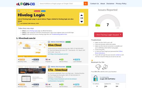 Hivelog Login - A database full of login pages from all over the ...