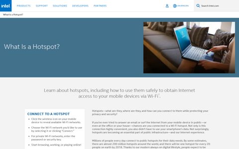 What Is a Hotspot? - Intel