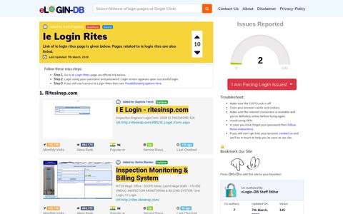 Ie Login Rites - A database full of login pages from all over the ...