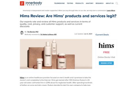 Hims Review | Are Hims products legit? Read this first.