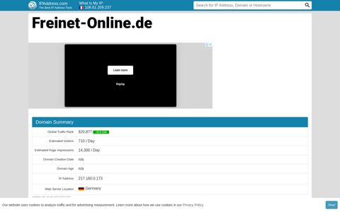 Freinet Online: Freinet-Online.de Website statistics and traffic analysis