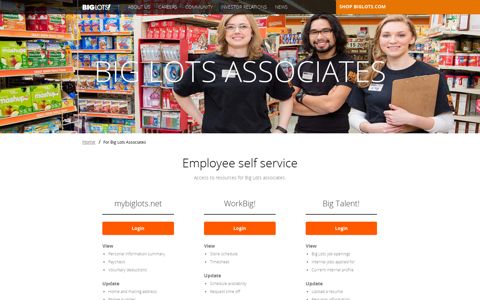 For Big Lots Associates | Big Lots
