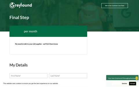 Sign Up New - Greyhound Recycling
