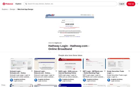 Hathway Login | Login, Broadband internet, Online - Pinterest