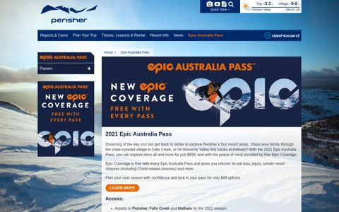 Epic Australia Pass - Perisher