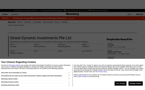 Global Dynamic Investments Pte Ltd - Company Profile and ...
