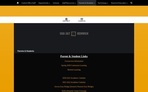 Parents & Students - Renwick USD 267