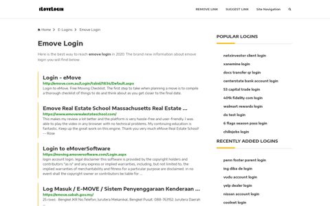 Emove Login ❤️ One Click Access - iLoveLogin