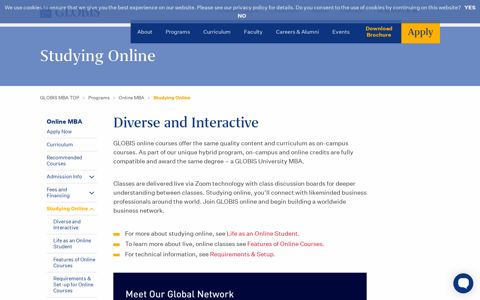 Studying Online - GLOBIS University