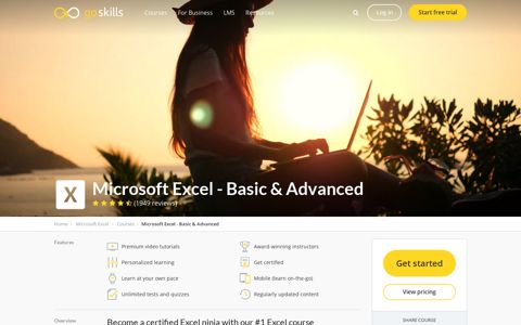 1 Excel Course - Online Excel Training & Classes ... - GoSkills
