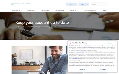 Keep your account up to date - Intrust Super