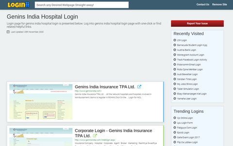 Genins India Hospital Login - Loginii.com