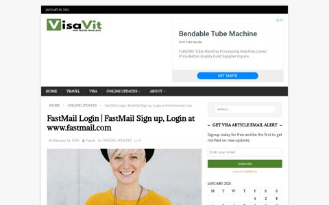 FastMail Sign up, Login at www.fastmail.com - VisaVit