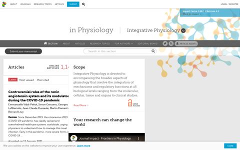 Frontiers in Physiology | Integrative Physiology