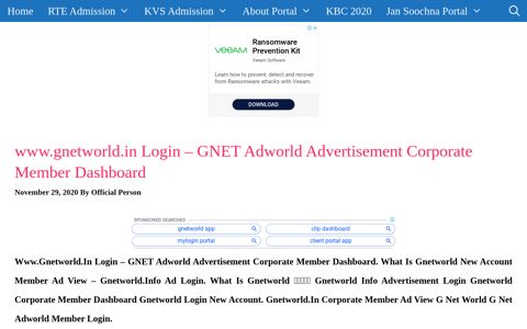 www.gnetworld.in Login - GNET Adworld Advertisement ...