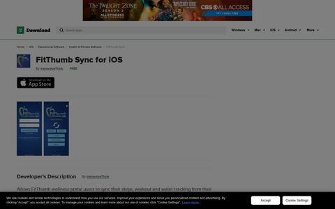 FitThumb Sync - Free download and software reviews - CNET ...