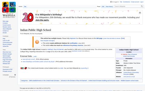 Indian Public High School - Wikipedia