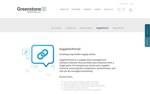 Supply chain management software | Greenstone