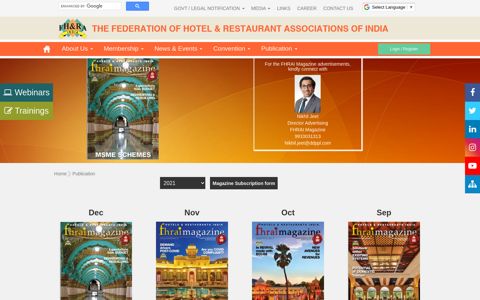 Magazine - FHRAI-THE FEDERATION OF HOTEL ...