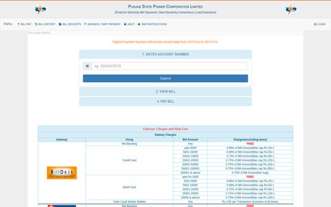 PSPCL: Portal for electricity bill payments | New electricity ...